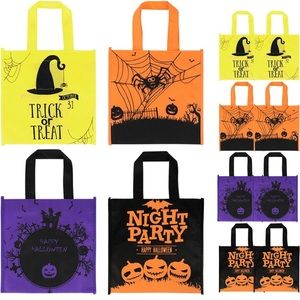 💥5/$15 🎃 8 Pack Halloween Bag Set Trick Treat Party Favor Candy 🕸 Bundle Lot